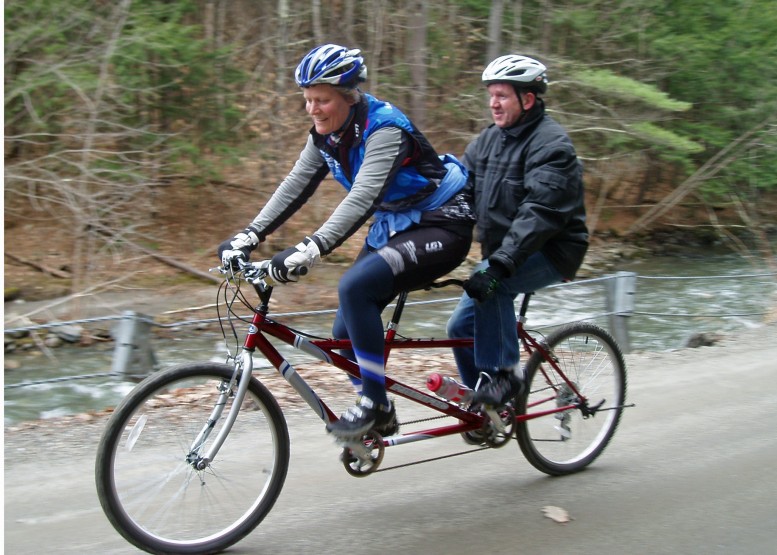 Long discount tandem bike