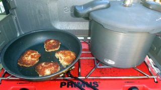 We never would have dreamed of taking a pressure cooker on a camping trip, but the GSI Halulite 5.7L changed our mind, our eating habits, AND our fishing habits! (EasternSlopes.com)