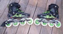 Catchy to look at, the Rollerblade Maxxum 90s turned out to be an incredible upgrade over what we were used to! (EasternSlopes.com)