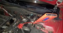 Weego 22 jump starting a Mazda 6